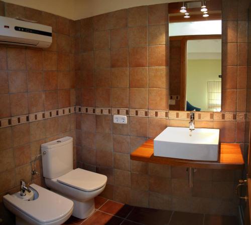 Koupelna v ubytování Hotel Es Mercadal