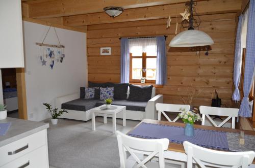 Posezení v ubytování Apartmány u vlčích jam