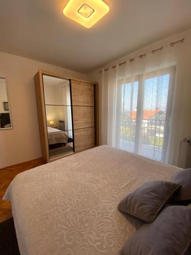 Postel nebo postele na pokoji v ubytování Haus Tanja