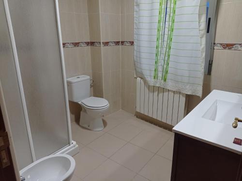 Ванная комната в Hostal Cañamares
