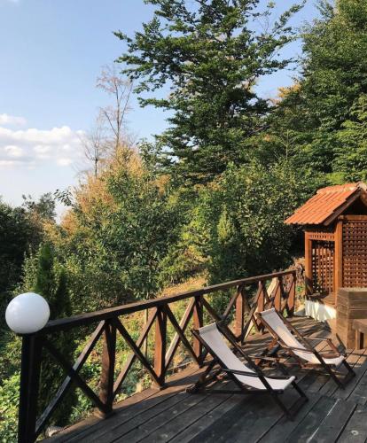 Balkón nebo terasa v ubytování Zlatibor Vila Janjić