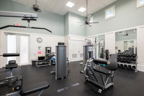 a gym with several treadmills and machines at 851 Cinnamon Beach in Palm Coast