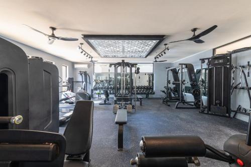 Fitness centrum a/nebo fitness zařízení v ubytování Irie Tulum