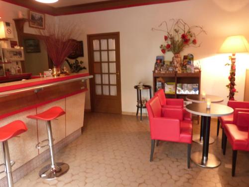 Χώρος καθιστικού στο Relais d'Auvergne