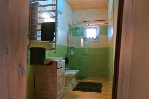 A bathroom at Villa Sette Nani