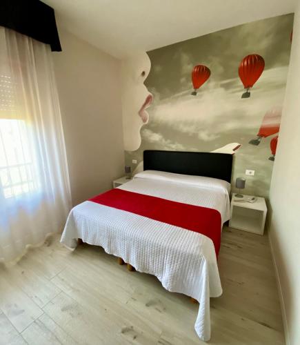 Ένα ή περισσότερα κρεβάτια σε δωμάτιο στο Hotel Master