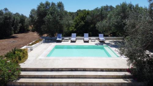 Bazén v ubytování Infinity Pool Villa nebo v jeho okolí