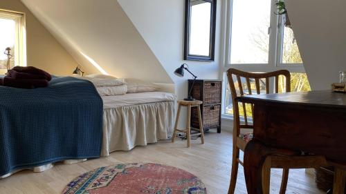 Кровать или кровати в номере Villa Søholt - Silkeborg Bed and Breakfast