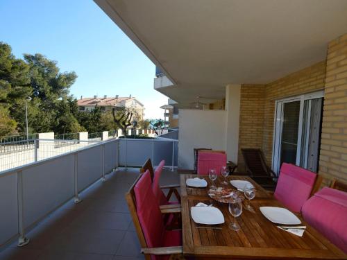 Balkón alebo terasa v ubytovaní Apartment Residencial Mar I by Interhome