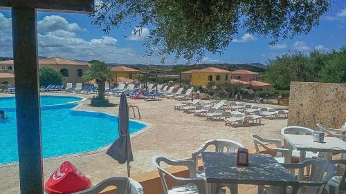 Bazén v ubytování Casa bouganville Vignola Mare nebo v jeho okolí