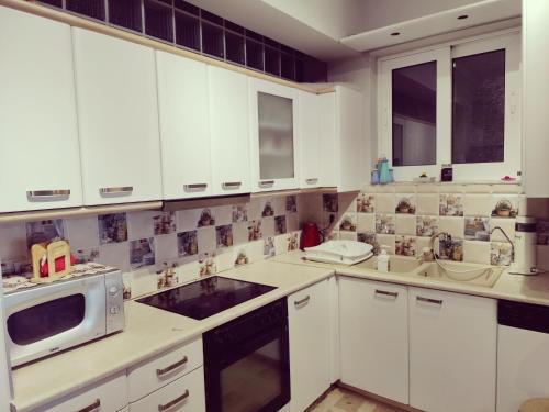 Kuchyňa alebo kuchynka v ubytovaní Luxury Seaview Appartment
