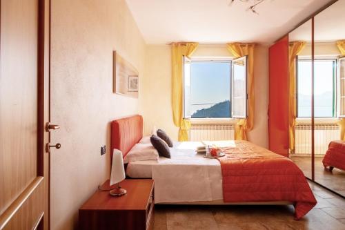 A bed or beds in a room at Villa Le Macine