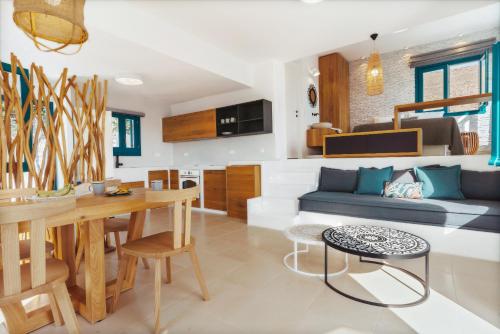 Kuchyň nebo kuchyňský kout v ubytování Kallidora Home