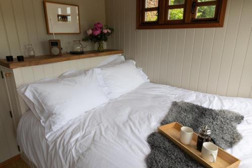 Luxury, rural Shepherds Hut with hot tub nr Bath photo 22