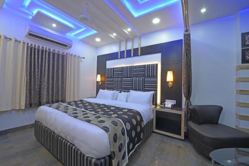 Katil atau katil-katil dalam bilik di Hotel JP International