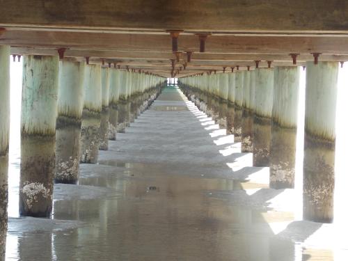 a bridge over a body of water at Port McCrae in McCrae