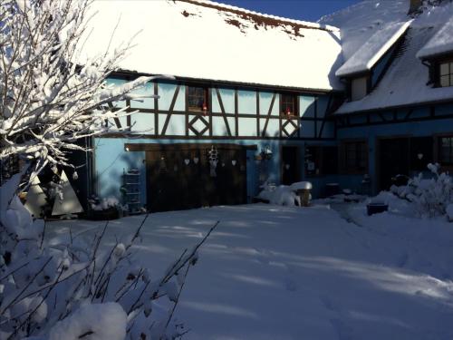 L'atelier du gîte bleu v zimě