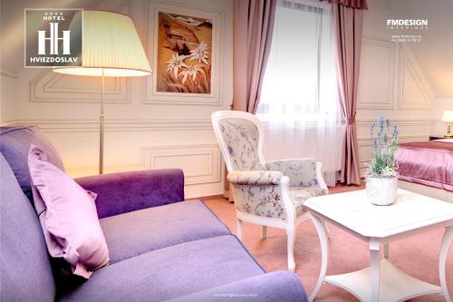 Boutique Hotel Hviezdoslavにあるシーティングエリア