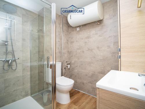 Ένα μπάνιο στο Apartamento Aránzazu playa