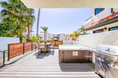 Balkón nebo terasa v ubytování Montalvo Calafia Beach Condos