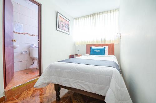 Katil atau katil-katil dalam bilik di Hotel Internacional de Arequipa