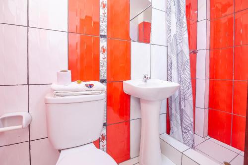 Bilik mandi di Hotel Internacional de Arequipa