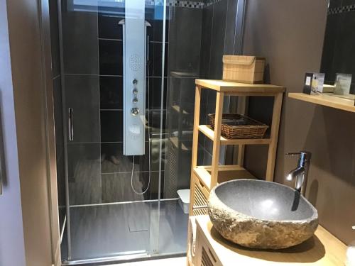 Koupelna v ubytování L’Epi’Loge