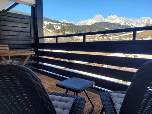 Balkón nebo terasa v ubytování Lets Lux Hochkoenig - Ski In & Ski out