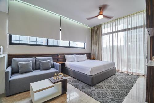Mynd úr myndasafni af Modern Studio with Rooftop pool + 500MB Internet FAST SPEED í Tulum