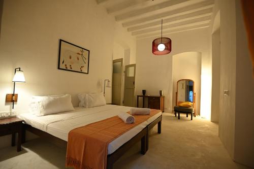 La Cedille - French Heritage House tesisinde bir odada yatak veya yataklar