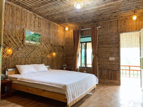Giường trong phòng chung tại Trang An Homestay