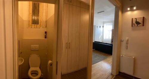 Koupelna v ubytování Apartment with parking in the Center - 500m from Hlavní nádraží