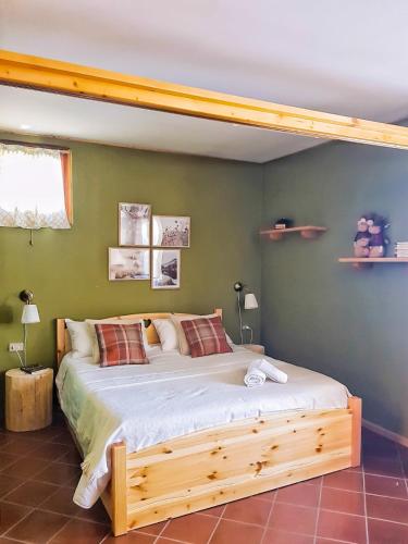 Ένα ή περισσότερα κρεβάτια σε δωμάτιο στο Bormio Little house