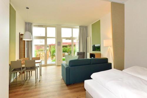 Postel nebo postele na pokoji v ubytování Aparthotel Anna Düne Aparthotel Anna Düne 0-02