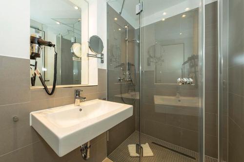 Phòng tắm tại Apartmentvilla Anna See Apartmentvilla Anna See 1-06