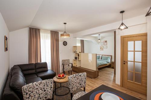 Posezení v ubytování Rest Apartments