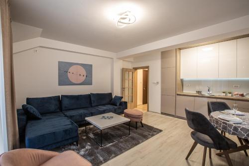 Kuchyň nebo kuchyňský kout v ubytování Rest Apartments