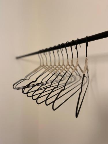a bunch of wire struts on a rack at Meem Townhouse in Sóller