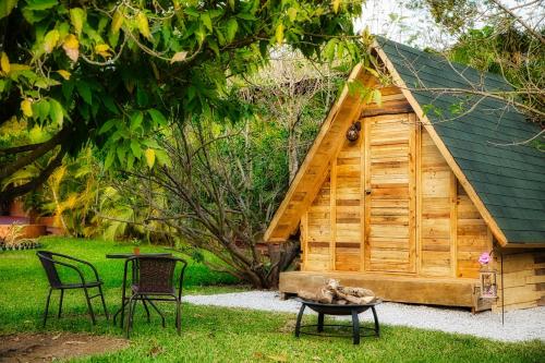Κήπος έξω από το Casa Santa Teresita - Cabaña individual o de pareja