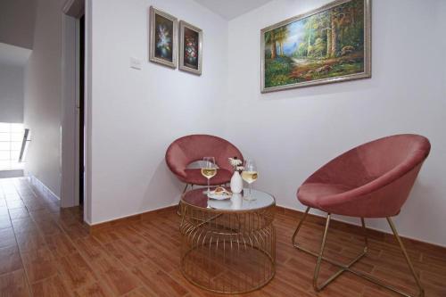 Χώρος καθιστικού στο Elite Luxury Villa