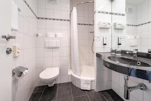 Koupelna v ubytování Hotel A1 Grauholz