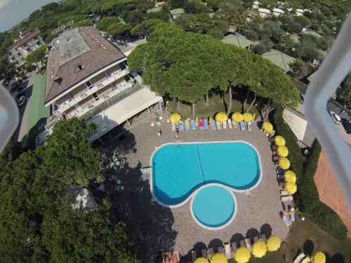 Een luchtfoto van Hotel Negresco