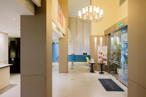 منطقة الاستقبال أو اللوبي في EDC Hotel Kuala Lumpur