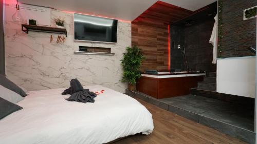 Кровать или кровати в номере Suite morning star