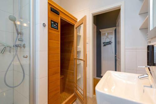 Koupelna v ubytování Villa Charlottes Höh App 6