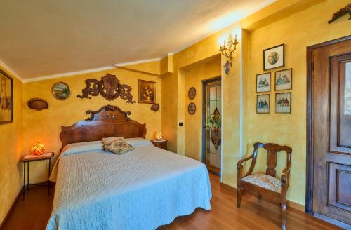 Posteľ alebo postele v izbe v ubytovaní B&B - FORESTERIA - Frontelago Lake Como
