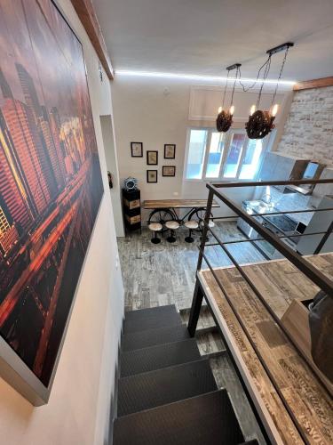 Un lugar para sentarse en CA FOSCARI Loft & Factory San Siro Stadium