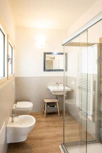 Koupelna v ubytování BORGOROMA - Business & Residence