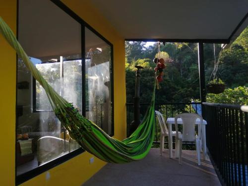 Ein Garten an der Unterkunft El Regalo Finca Hostel