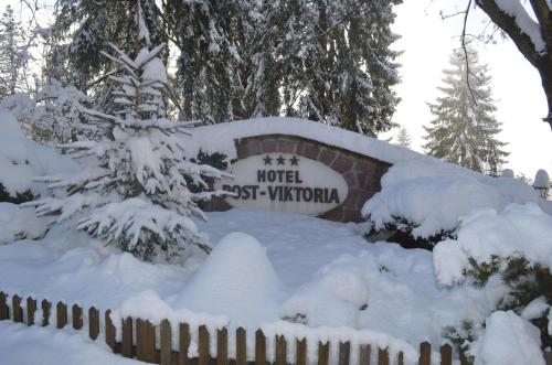 Hotel Post Victoria in de winter